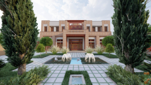 Golestan Hesar Mansion Garden House