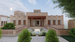 Golestan Hesar Mansion Garden House